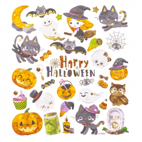 NAKLEJKI "HALLOWEEN" 1opak./32szt.