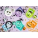 TALERZYKI PAPIEROWE "HALLOWEEN MONSTERS" 18cm 1opak./6szt.