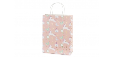 TOREBKA NA PREZENTY "JEDNOROŻCE" 32cm/24cm/10cm