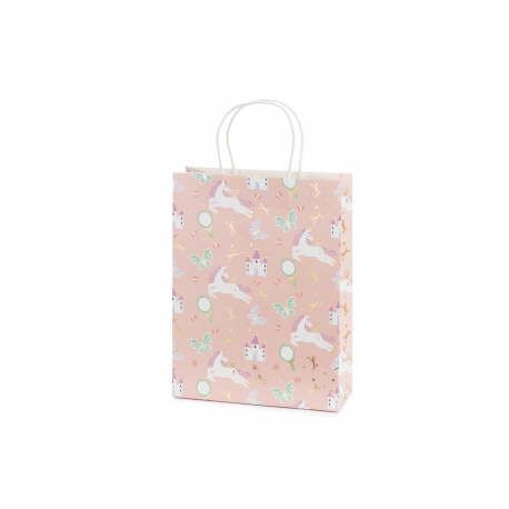 TOREBKA NA PREZENTY "JEDNOROŻCE" 32cm/24cm/10cm
