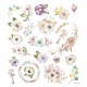 NAKLEJKI OZDOBNE "BOHO FLORALS" 1opak./22szt.