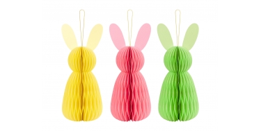 DEKORACJA PAPIEROWA "KRÓLICZEK" 30cm