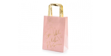 TOREBKI PAPIEROWE NA PREZENTY "PROSECCO" 18cm/26cm/10cm 1opak./6szt.