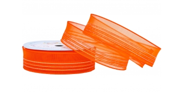 WOVEN RIBBON "THREE STRIPES" 4cm/10m