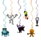 DEKORACJE PAPIEROWE ŚWIDERKI "HALLOWEEN MONSTERS" 1opak./6szt.