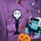 DEKORACJE PAPIEROWE ŚWIDERKI "HALLOWEEN MONSTERS" 1opak./6szt.