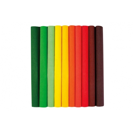BIBUŁA MARSZCZONA 25cm, 50cm/2m 1opak./10szt.