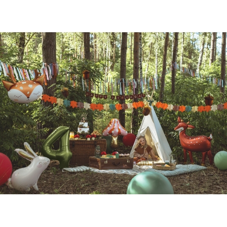 GIRLANDA PAPIEROWA "JEMIOŁA" 1,5m