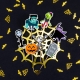 DEKORACJE DO MUFFINEK / TOPPERY NA TORT "HALLOWEEN MONSTERS" 1opak./7szt.