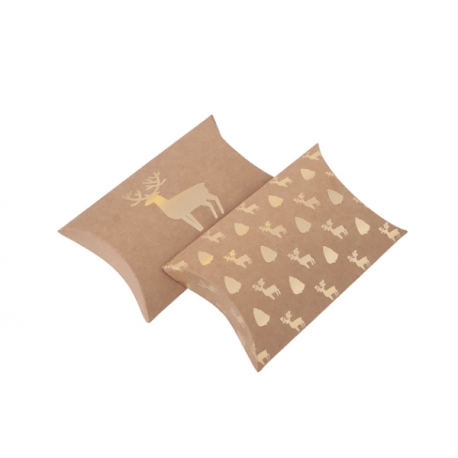 PUDEŁKA SKŁADANE PILLOW BOX "JELEŃ" 1opak./2szt.