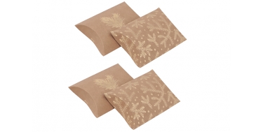 PUDEŁKA SKŁADANE PILLOW BOX "GAŁĄZKA SOSNY" 1opak./4szt.