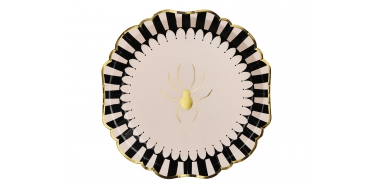 TALERZYKI PAPIEROWE "PAJĄK" 23cm 1opak./6szt.