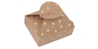 PUDEŁKA SKŁADANE CANDY BOX "GWIAZDKI" 1opak./4szt.