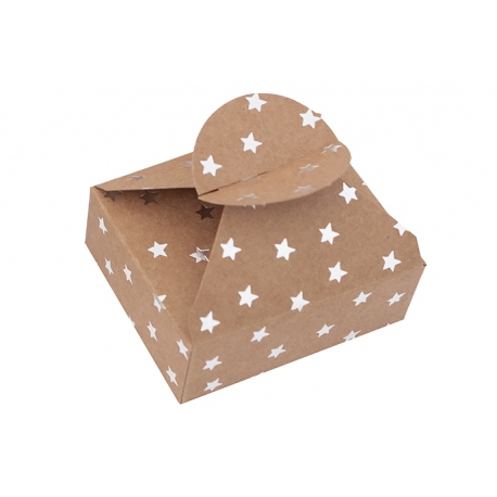 PUDEŁKA SKŁADANE CANDY BOX "GWIAZDKI" 1opak./4szt.