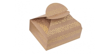 PUDEŁKA SKŁADANE CANDY BOX "PASKI" 1opak./4szt.