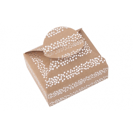 PUDEŁKA SKŁADANE CANDY BOX "PASKI" 1opak./4szt.