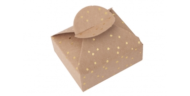 PUDEŁKA SKŁADANE CANDY BOX "KROPECZKI" 1opak./4szt.