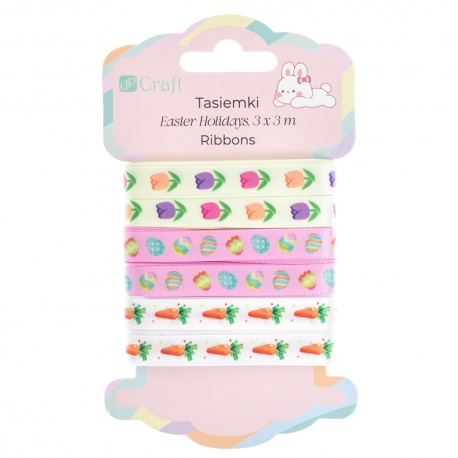 ZESTAW TASIEMEK "EASTER HOLIDAYS" 3x3m