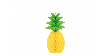 DEKORACJE PAPIEROWE HONEYCOMB "ANANAS" 30cm