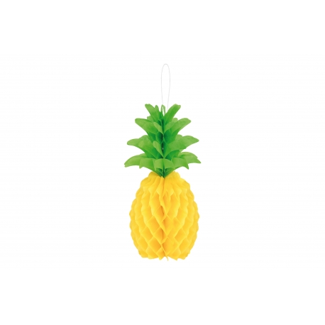 DEKORACJE PAPIEROWE HONEYCOMB "ANANAS" 30cm