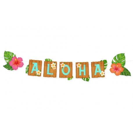 BANER "ALOHA" 135cmx25cm