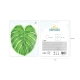 SERWETKI PAPIEROWE JEDNORAZOWE "LIŚĆ TROPIKALNY MONSTERA - ALOHA" 1opak./10szt.