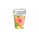 KUBECZKI PAPIEROWE "TROPIKALNE KWIATY - ALOHA" 270ml 1opak./6szt.