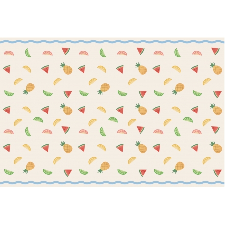 OBRUS PAPIEROWY "OWOCE" 180cm/120cm