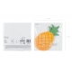 SERWETKI PAPIEROWE JEDNORAZOWE "ANANAS" 18,5cm/10,2cm 1opak./20szt.