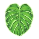 SERWETKI PAPIEROWE JEDNORAZOWE "LIŚĆ TROPIKALNY MONSTERA - ALOHA" 1opak./10szt.