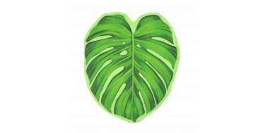 SERWETKI PAPIEROWE JEDNORAZOWE "LIŚĆ TROPIKALNY MONSTERA - ALOHA" 1opak./10szt.