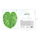 SERWETKI PAPIEROWE JEDNORAZOWE "LIŚĆ TROPIKALNY MONSTERA - ALOHA" 1opak./10szt.