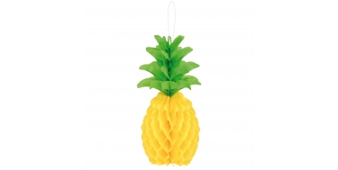 DEKORACJA PAPIEROWA HONEYCOMB "ANANAS" 30cm