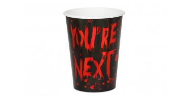 KUBECZKI PAPIEROWE "YOU'RE NEXT" 250ml 1opak./6szt.