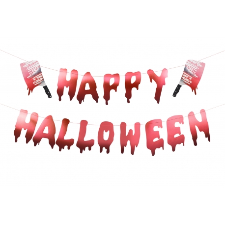 BANER "HAPPY HALLOWEEN" 15,5cmx120cm