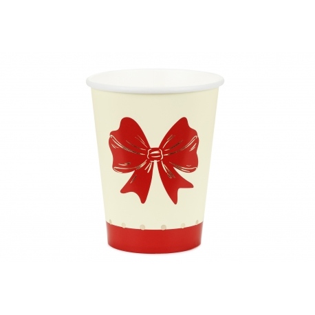 KUBECZKI PAPIEROWE "KOKARDA" 250ml 1opak./6szt.