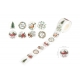 NAKLEJKI NA ROLCE "LOVABLE CHRISTMAS" 2,5cm 1opak./500szt.