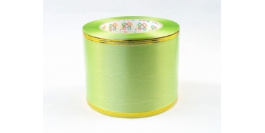 PP RIBBON WITH "BARK 2" PATTERN WITH GOLDEN STRIPES