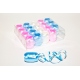 PP LACQURED "RIBBON EGGS - MIX OF COLOURS" 0,5cm/20m