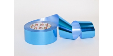 PP METALLIC RIBBON "WITHOUT PATTERN - PLAIN" 2cm, 3cm, 4cm, 5cm, 6cm/50yd