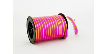POLYBAND MIT 2 GOLDENEN STREIFEN 1cm/100m