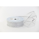 WIRED EDGE RIBBON - METALLIC DECO MESH (NET) WITH "HONEYCOMB" PATTERN