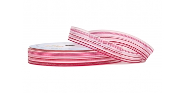 GEWEBTES BAND "BUNTE STREIFEN" 2cm, 4cm/10m
