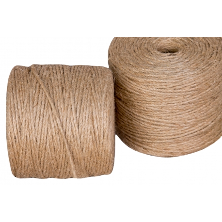 NATURALNY SZNUREK JUTOWY 3mm/100m/250g, 3mm/200m/500g, 3mm/400m/1kg