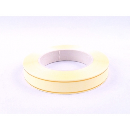 POLYBAND MIT 2 GOLDENEN STREIFEN 2cm, 3cm/50yd