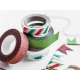 TAŚMA DEKORACYJNA WASHI TAPE MERRY XMAS 1opak./4szt.