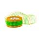 WOVEN RIBBON - DECO MESH (NET) WITH METALLIC EDGES 5cm/10m