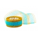 WOVEN RIBBON - DECO MESH (NET) WITH METALLIC EDGES 5cm/10m