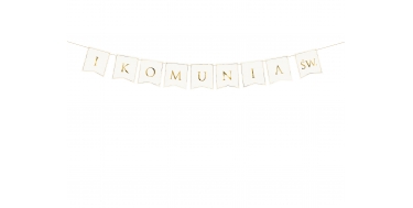 BANER "I KOMUNIA ŚW." 15cmx133cm