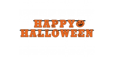 BANER "HAPPY HALLOWEEN" 13cmx210cm